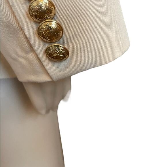 BLAZER COAT Womens XXL Khaki Stretch Double Breasted Classy Workwear - Picture 9 of 15